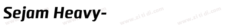 Sejam Heavy字体转换